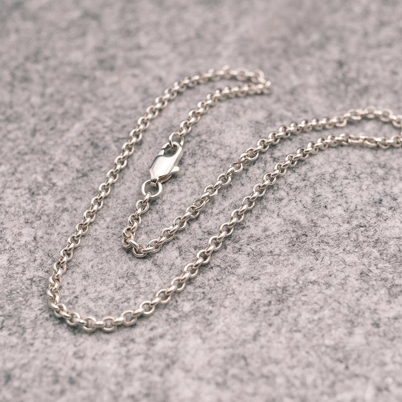 Roll Chain Necklace【Silver925】