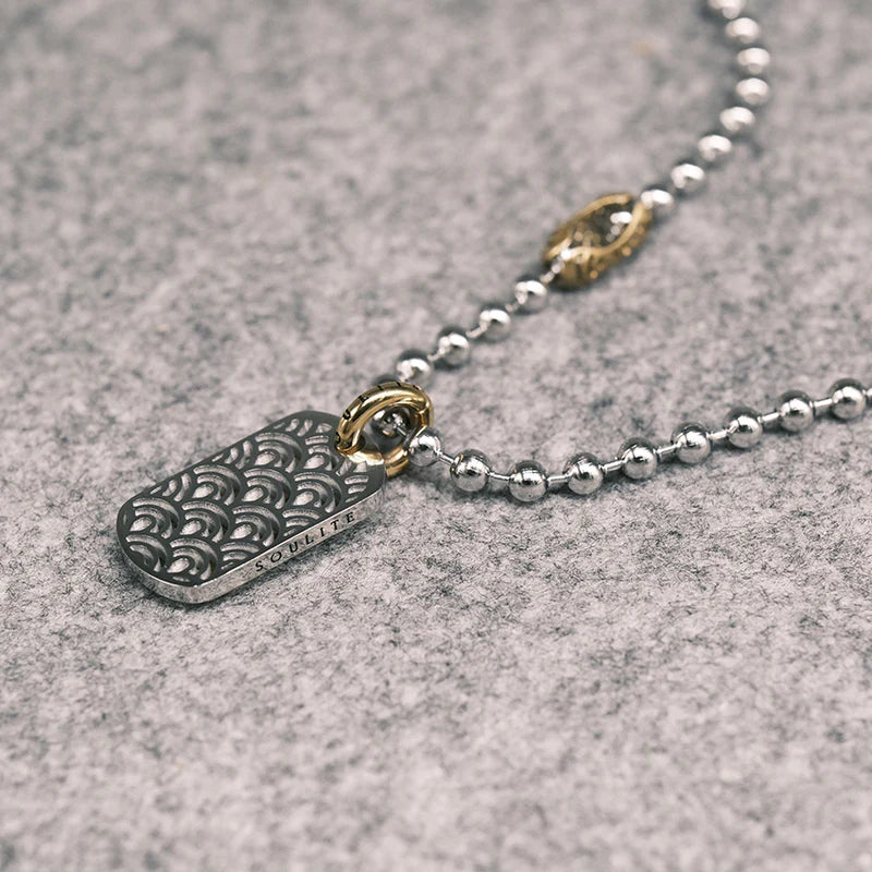 Dogtag Eagle Necklace