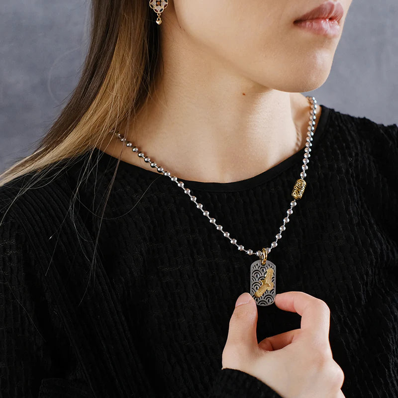 Dogtag Eagle Necklace