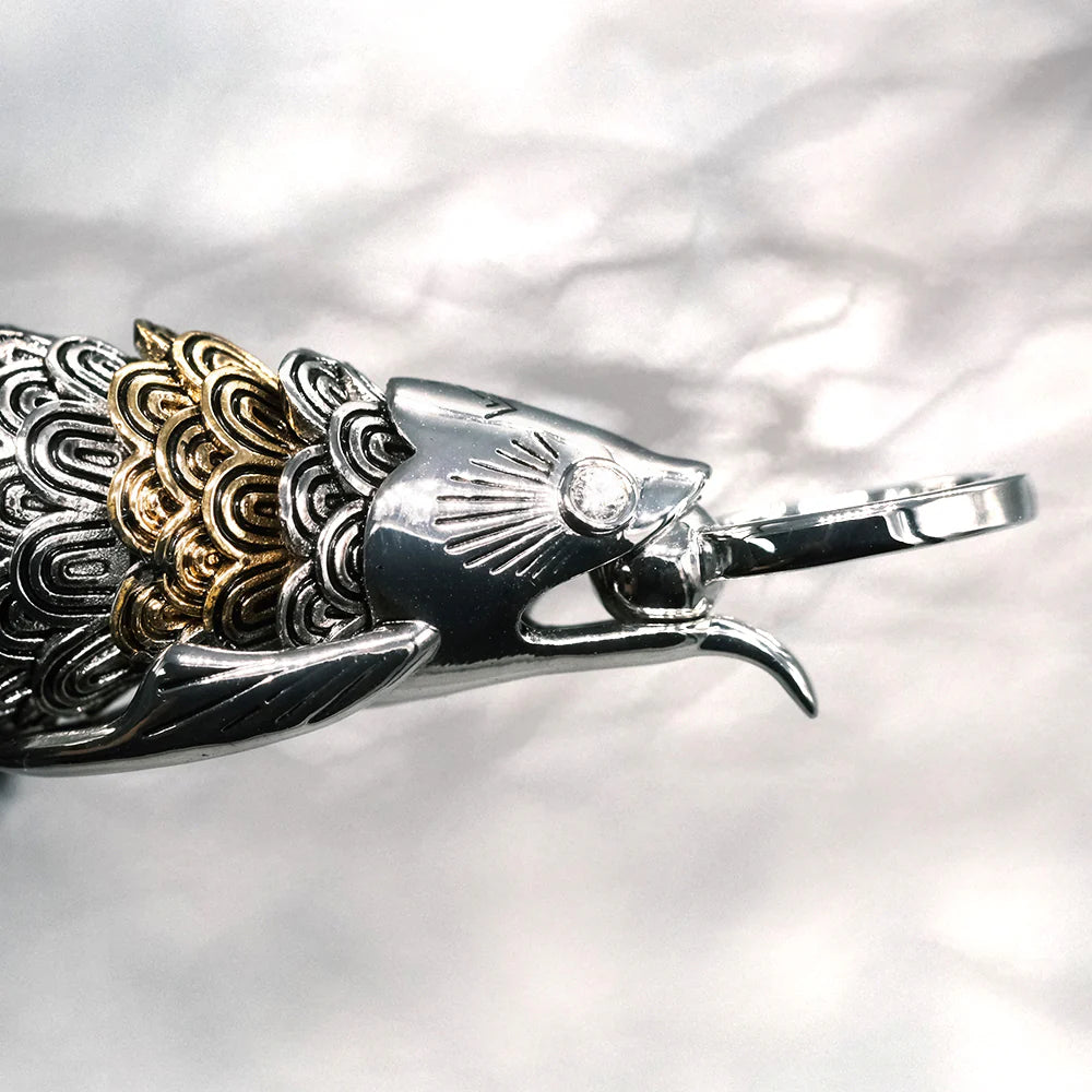 Dragon Fish Silver Gold