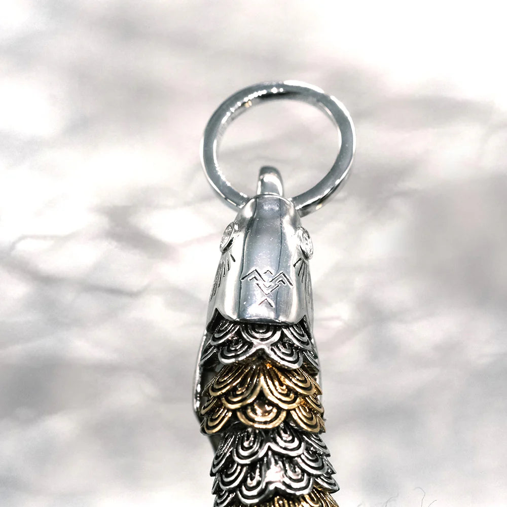 Dragon Fish Silver Gold