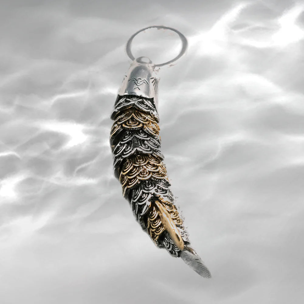 Dragon Fish Silver Gold