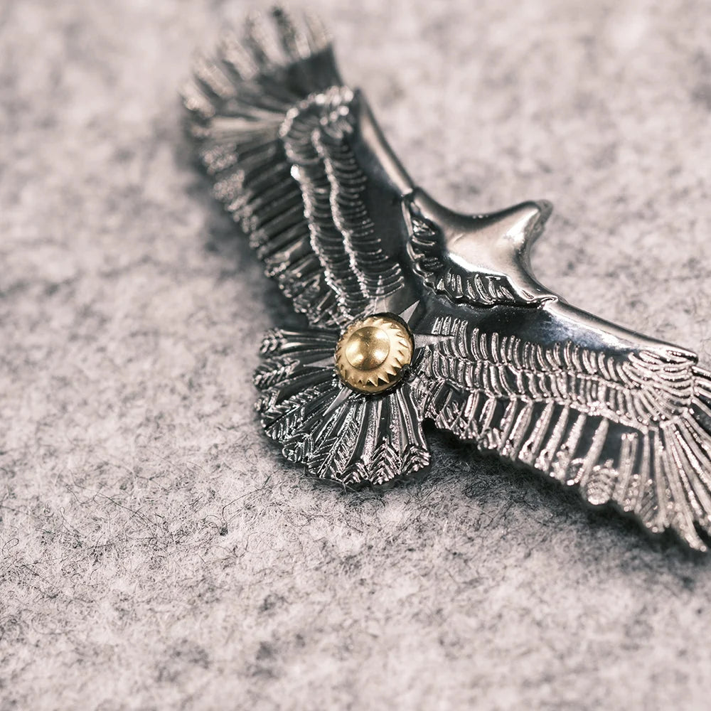 EAGLE BLACK SUN NECKLACE