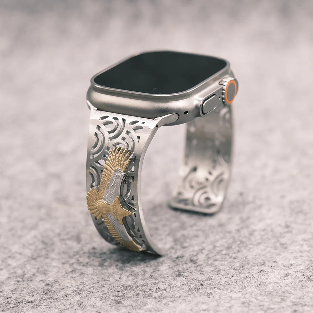 EAGLE CLOUD SUPREME AppleWatchバングル シルバー EAGLE CLOUD SUPREME AppleWatchバングル シルバー
