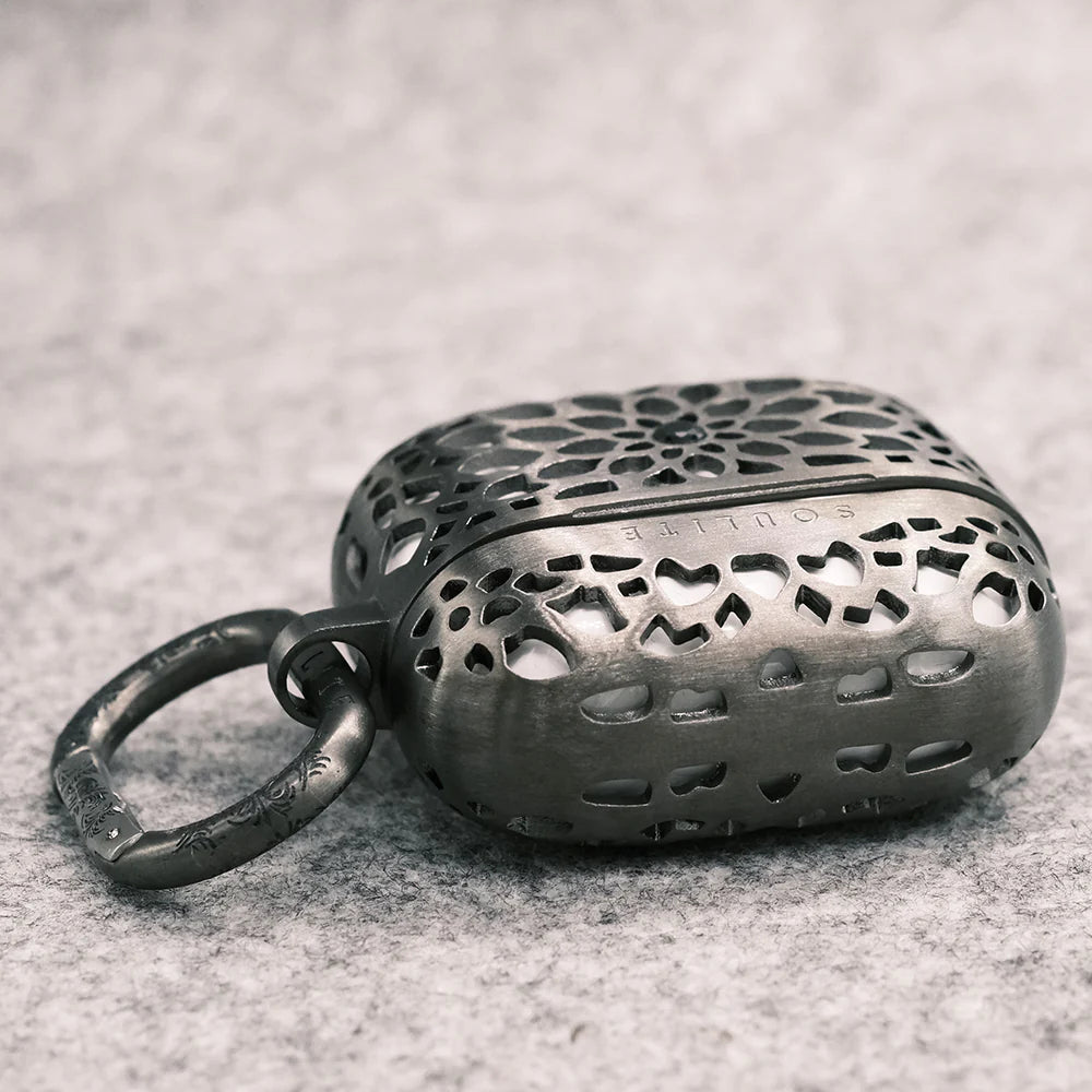 AirPods 4 Case 【Flower Vibes Black】