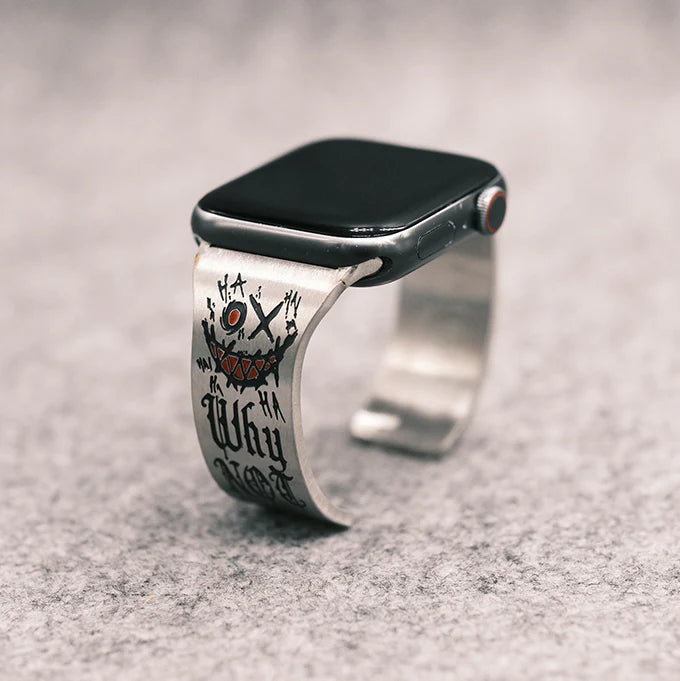 JOKER SMILE AppleWatchバングル シルバー