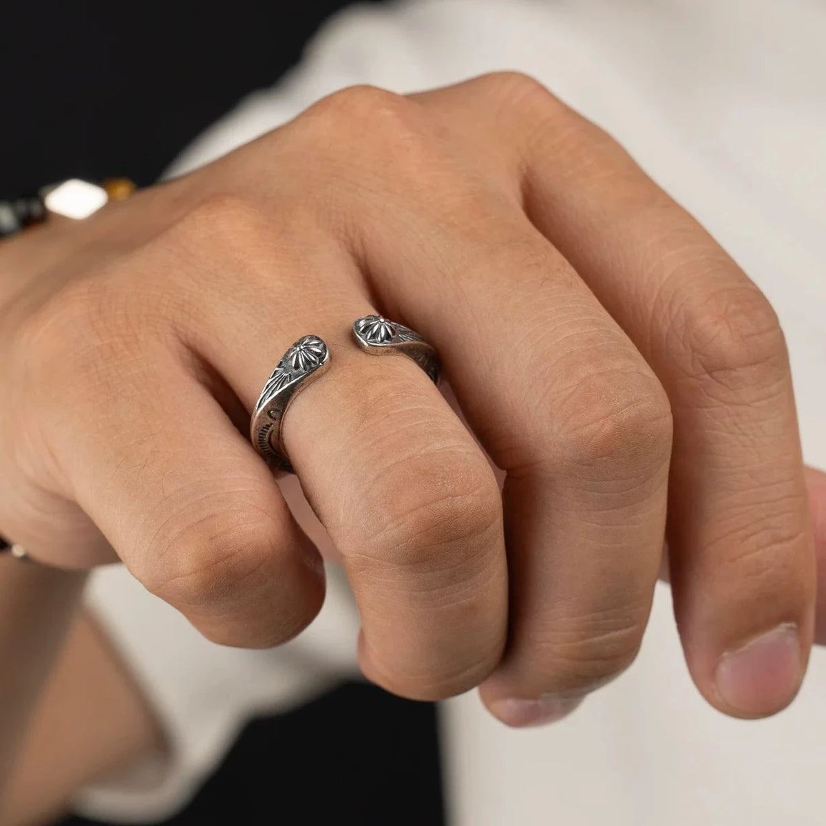 Silver Floral Ring【Silver925】