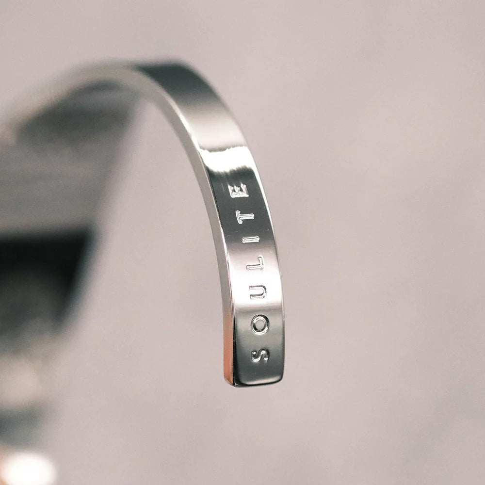 OVAL TURQUOISE SILVER BANGLE