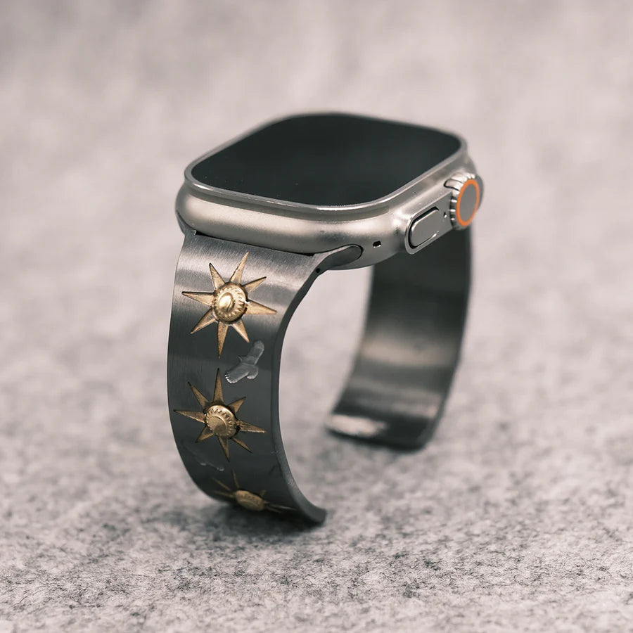 SUN EAGLE BLACK AppleWatchバングル ブラック SUN EAGLE BLACK AppleWatchバングル ブラック