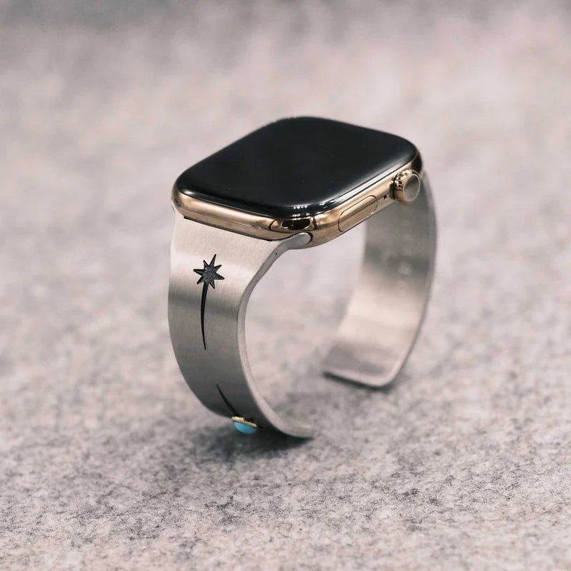 SUNSET TURQUOISE AppleWatchバングル シルバー SUNSET TURQUOISE AppleWatchバングル シルバー
