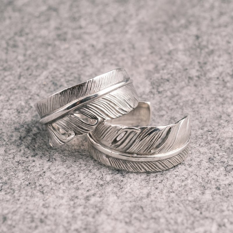 Feather Ring【Silver925】