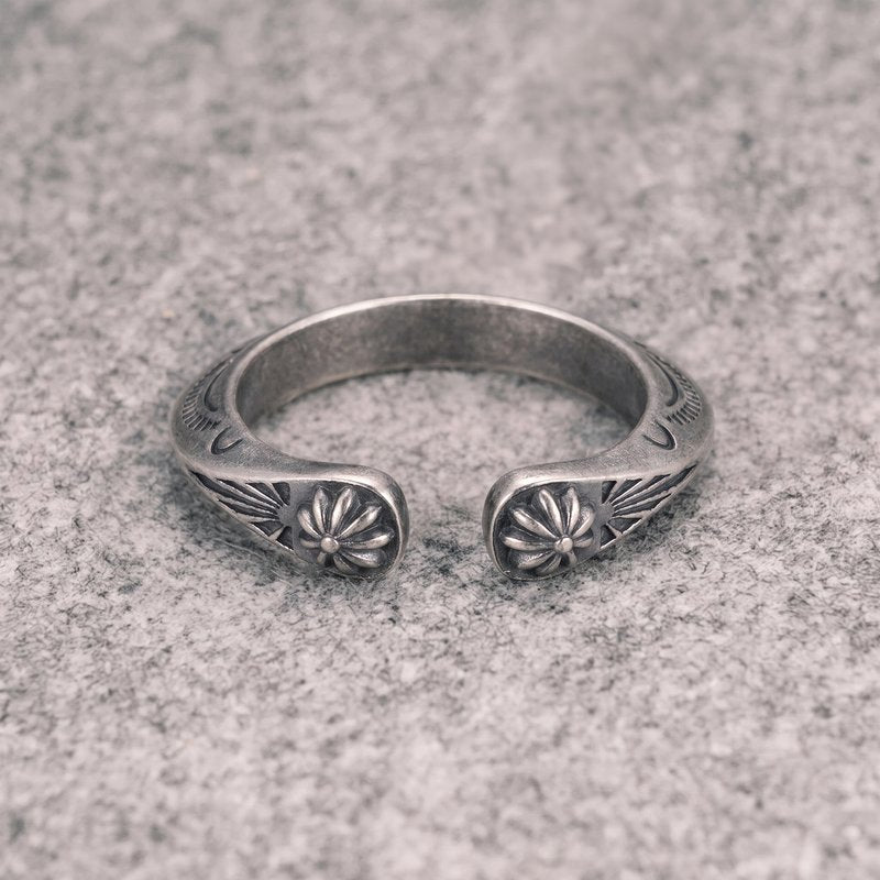 Silver Floral Ring【Silver925】