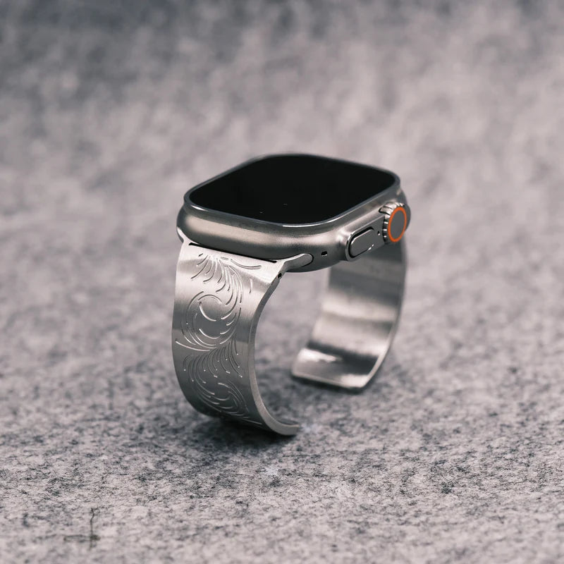 ARABESQUE BEAUTY AppleWatchバングル シルバー ARABESQUE BEAUTY AppleWatchバングル シルバー