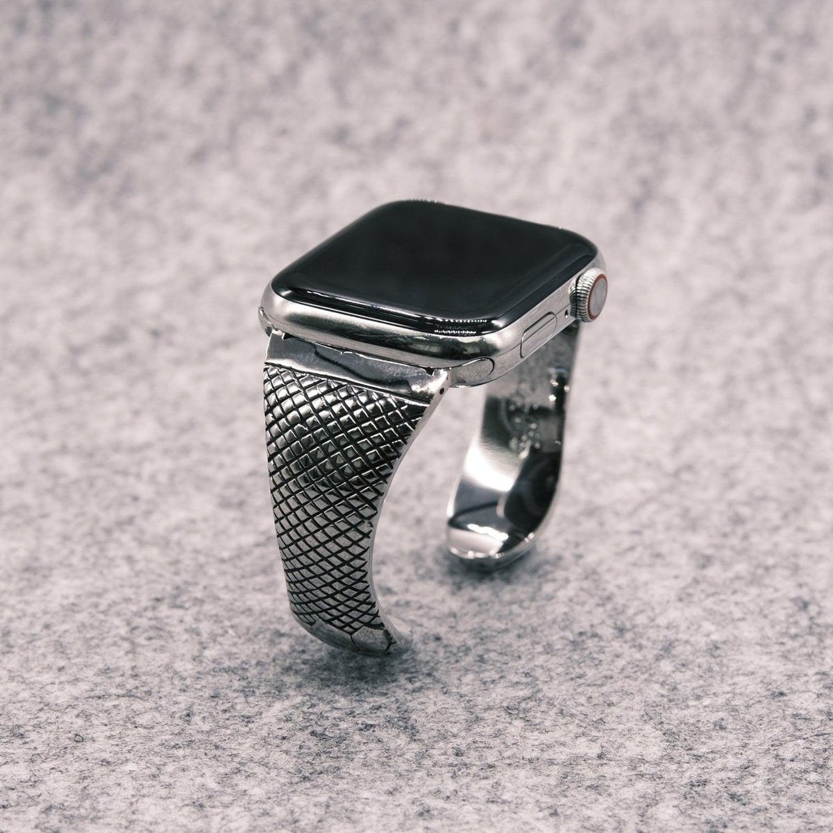 SNAKE HEAD AppleWatchバングル シルバー