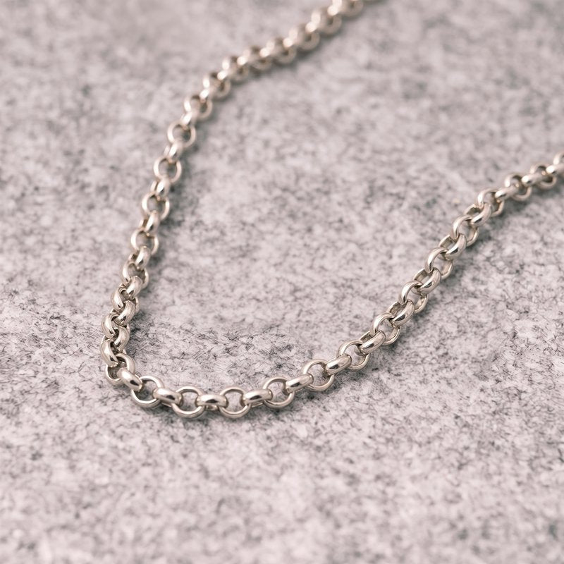 Roll Chain Necklace【Silver925】