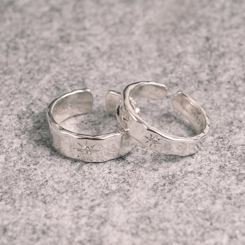 Cubic Zircon Ring【Silver925】