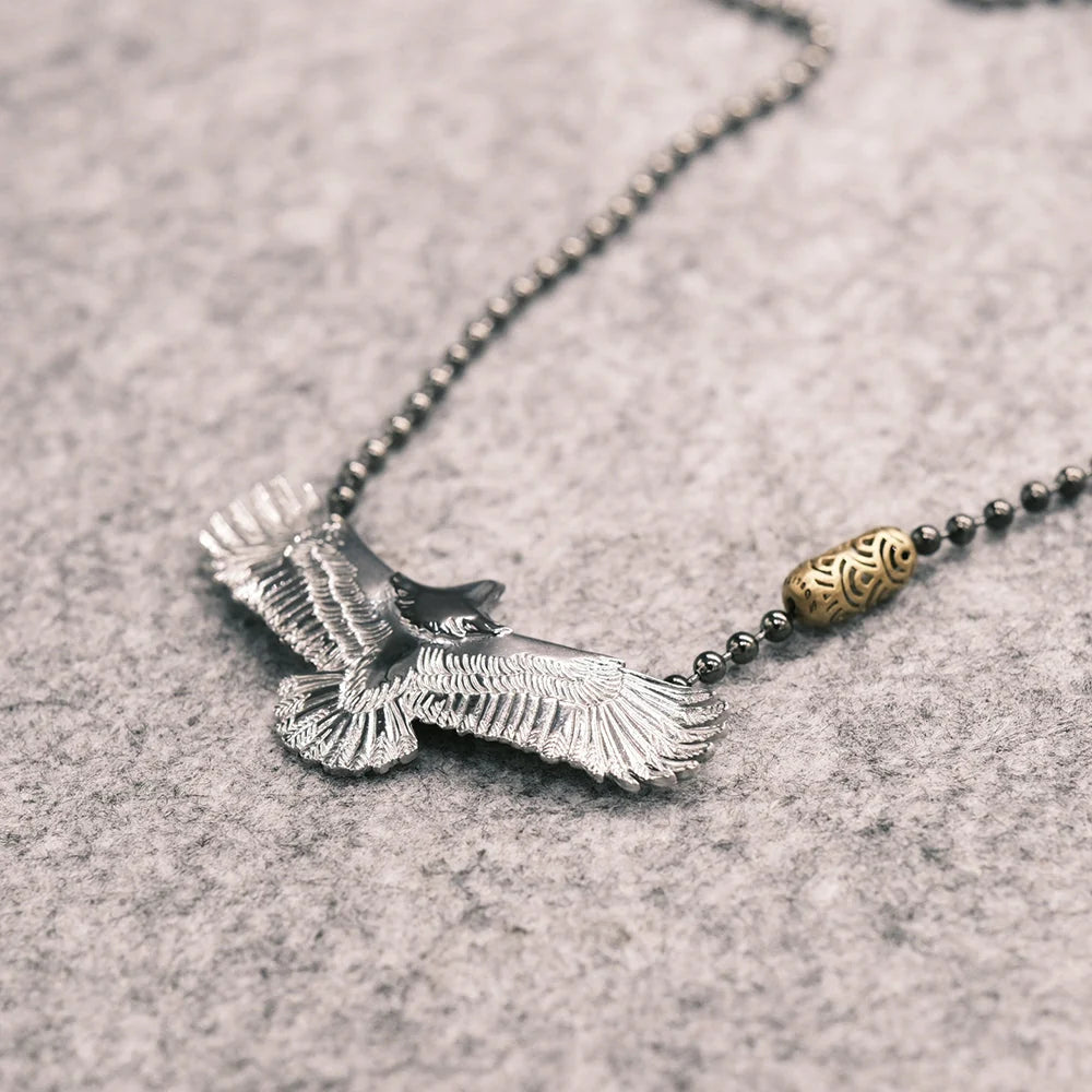 EAGLE SILVER NECKLACE
