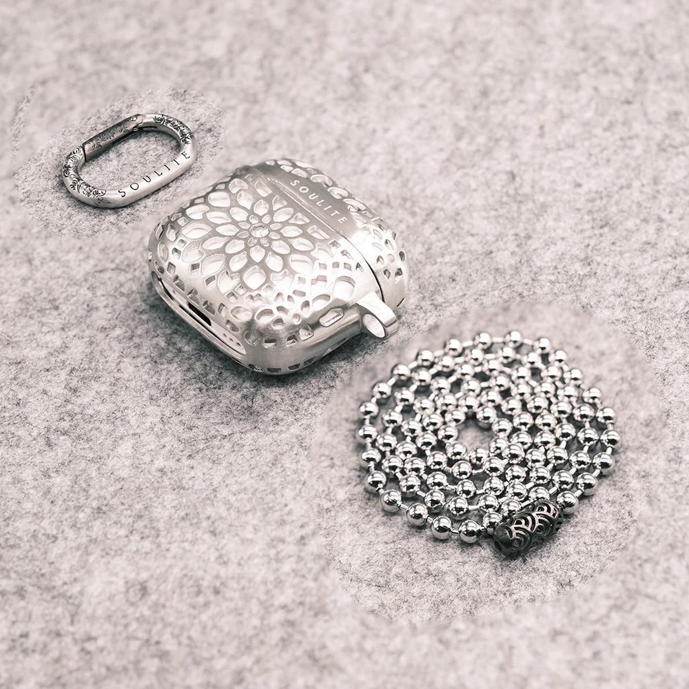 AirPods 4 【Flower Vibes Silver】