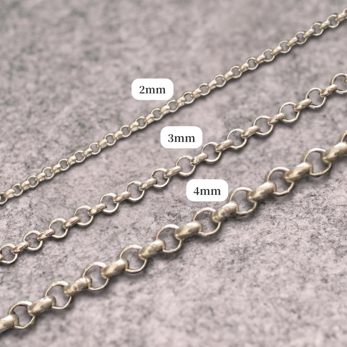 Roll Chain Necklace【Silver925】