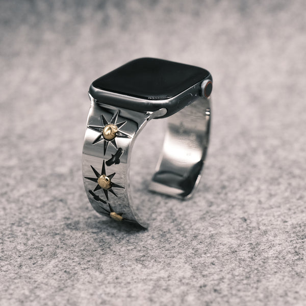 SUN EAGLE AppleWatchバングル シルバー