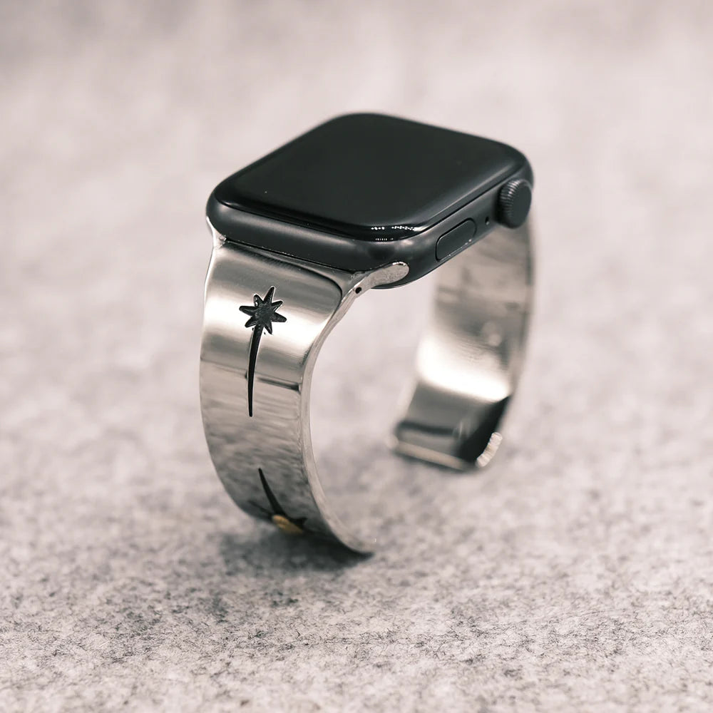 SUNSET GOLD V2 AppleWatchバングル シルバー