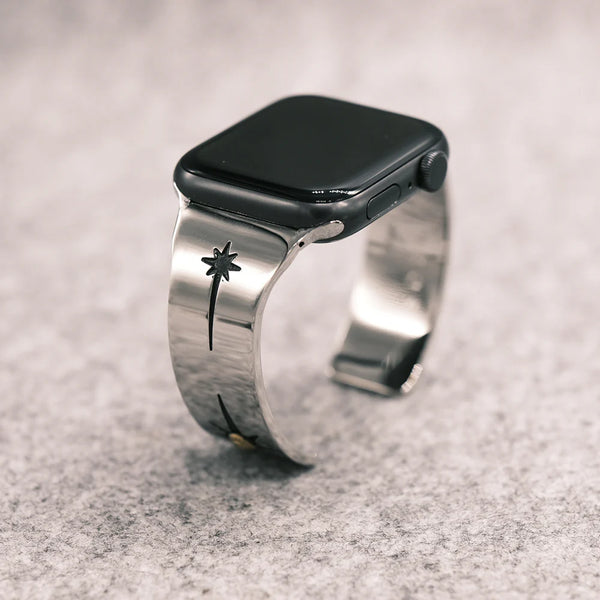 SUNSET GOLD V2 AppleWatchバングル シルバー