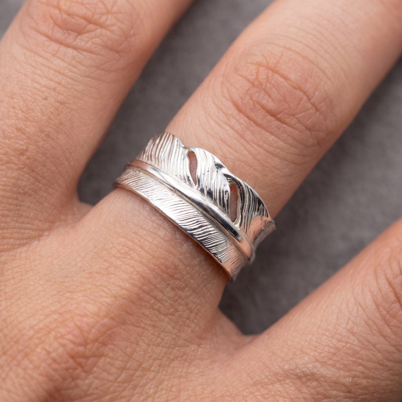 Feather Ring【Silver925】