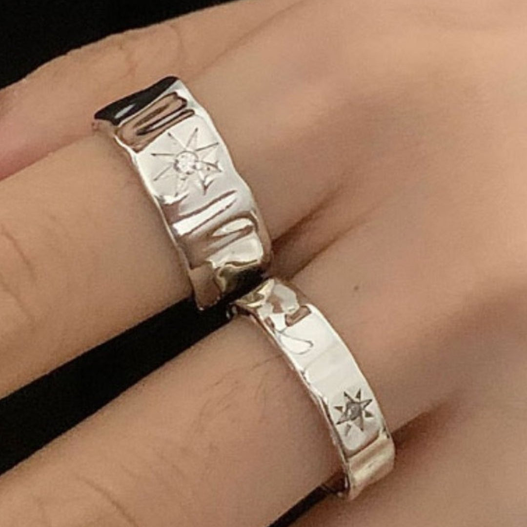 Silver ring ax66 - AXES