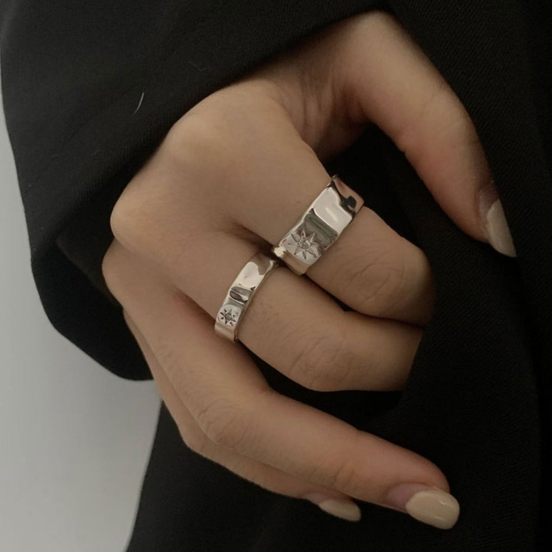 Silver ring ax66 - AXES